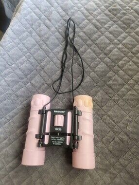 Tasco 10x25 Compact Binoculars - Pink